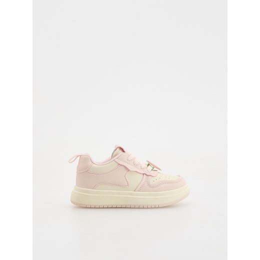 Reserved - Sneakersy z imitacji skóry - złamana biel Reserved 26 Reserved