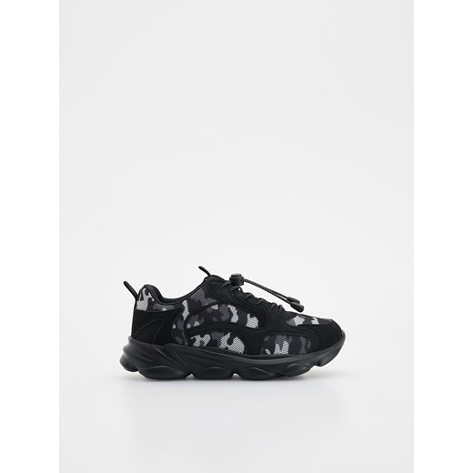 Reserved - Sneakersy moro - czarny Reserved 39 Reserved