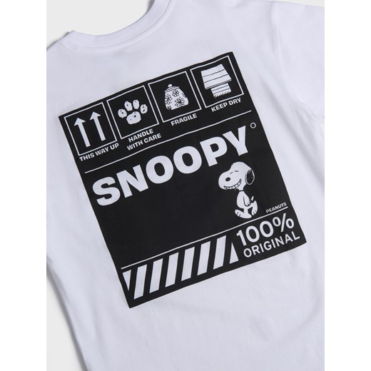 Sinsay - Koszulka Peanuts - biały Sinsay 152 Sinsay