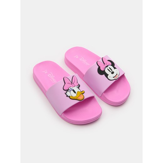 Sinsay - Klapki Minnie Mouse - różowy Sinsay 29 Sinsay