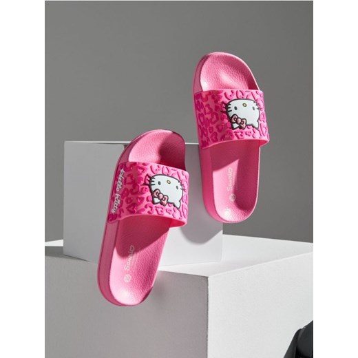 Sinsay - Klapki Hello Kitty - różowy ze sklepu Sinsay w kategorii Klapki dziecięce - zdjęcie 178620259