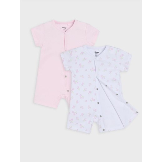 Sinsay - Rampersy 2 pack - biały ze sklepu Sinsay w kategorii Rampersy - zdjęcie 178620329