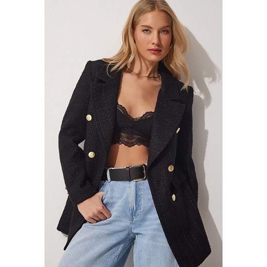 Happiness Istanbul Blezer w kolorze czarnym Happiness Istanbul 36 okazyjna cena Limango Polska