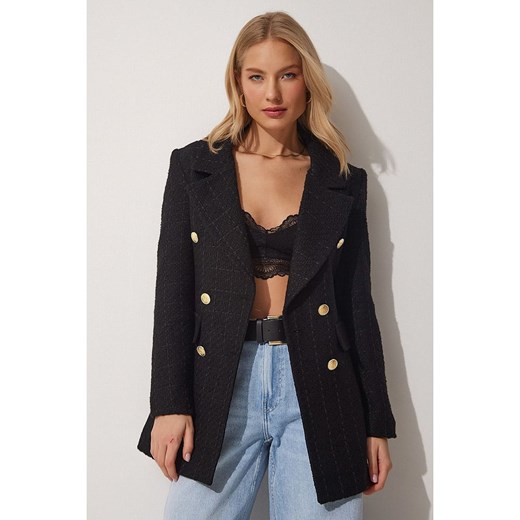 Happiness Istanbul Blezer w kolorze czarnym Happiness Istanbul 36 okazja Limango Polska