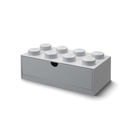 LEGO Pojemnik &quot;Brick 8&quot; w kolorze szarym z szufladami - 32 x 16 x 12 cm ze sklepu Limango Polska w kategorii Pojemniki kuchenne - zdjęcie 178622467