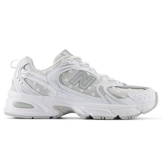 New Balance buty sportowe damskie casualowe białe płaskie na wiosnę sznurowane 