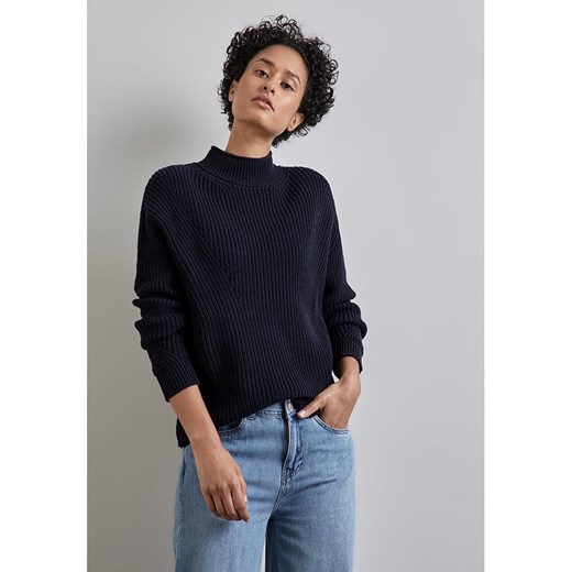 Street One Sweter w kolorze granatowym ze sklepu Limango Polska w kategorii Swetry damskie - zdjęcie 178631645