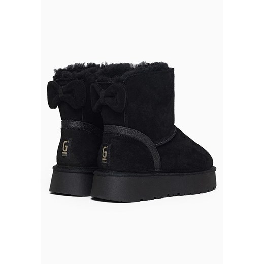 Śniegowce damskie Gooce bez zapięcia casualowe na platformie 