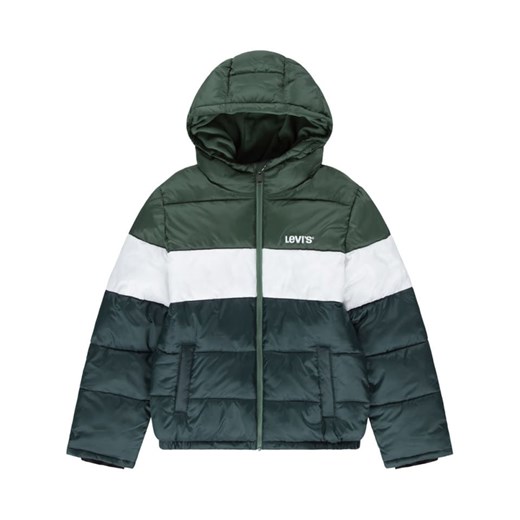 Levi&apos;s Kids Kurtka pikowana w kolorze zielono-białym ze sklepu Limango Polska w kategorii Kurtki chłopięce - zdjęcie 178631987