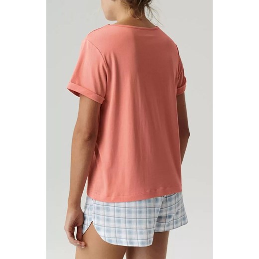 Atlantic piżama damska NLP-497-KOR_NIE, Kolor koral-niebieski, Rozmiar S, ATLANTIC ze sklepu Intymna w kategorii Piżamy damskie - zdjęcie 178632699