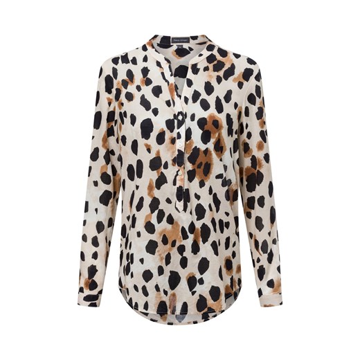 Franco Callegari Bluzka damska Kobiety Bawełna beżowy wzorzysty - id: 606291-0056-00400 - marki Franco Callegari - 178635416 Franco Callegari Bluzka damska Kobiety Bawełna beżowy wzorzysty ze sklepu vangraaf w kategorii Bluzki damskie - zdjęcie 178635416