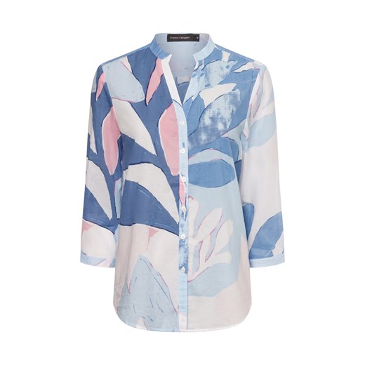 Franco Callegari Bluzka damska Kobiety Bawełna niebieski wzorzysty ze sklepu vangraaf w kategorii Bluzki damskie - zdjęcie 178635427