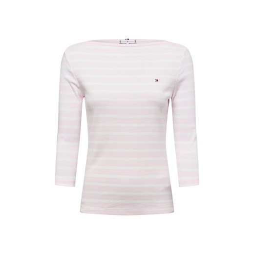 Tommy Hilfiger Damska koszulka o długości 3/4 Kobiety Bawełna różowy w paski ze sklepu vangraaf w kategorii Bluzki damskie - zdjęcie 178635428