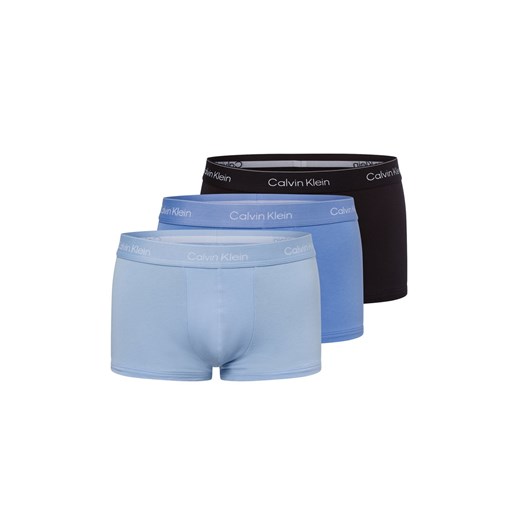 Calvin Klein Bokserki w 3-paku Mężczyźni Bawełna jasnoniebieski jednolity ze sklepu vangraaf w kategorii Majtki męskie - zdjęcie 178635466