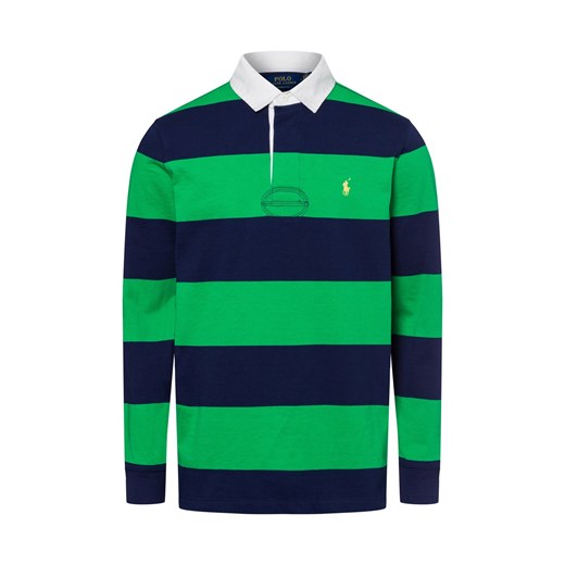 Polo Ralph Lauren Bluza męska Mężczyźni Bawełna granatowy w paski ze sklepu vangraaf w kategorii Bluzy męskie - zdjęcie 178635477