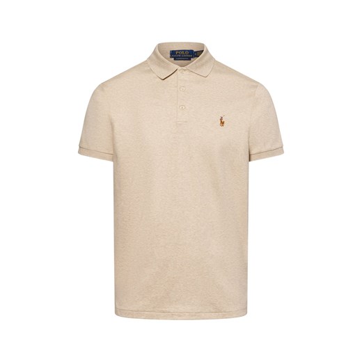 Polo Ralph Lauren Męska koszulka polo Mężczyźni Bawełna beżowy marmurkowy ze sklepu vangraaf w kategorii T-shirty męskie - zdjęcie 178635478