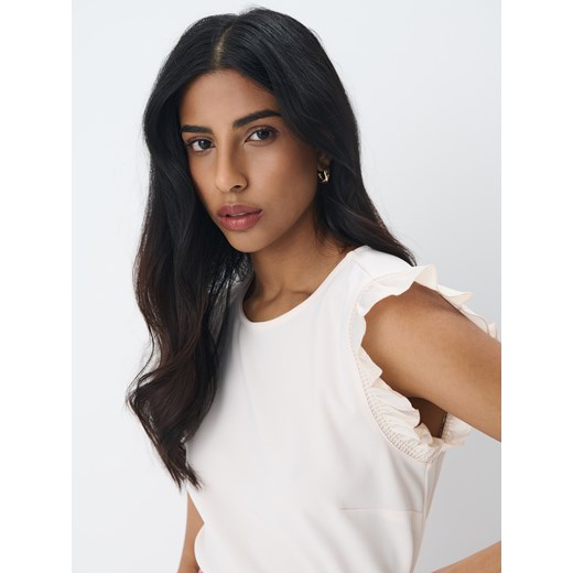 Bluzka damska Mohito z okrągłym dekoltem 