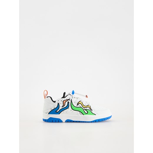 Reserved - Kolorowe sneakersy na grubej podeszwie - wielobarwny Reserved 36 Reserved