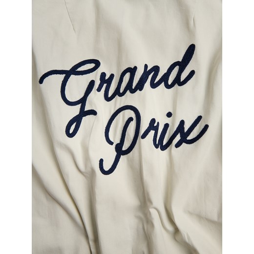 Reserved - Kurtka bomberka z haftem - kremowy Reserved XL Reserved