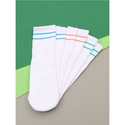 Sinsay - Skarpetki 3 pack - wielobarwny ze sklepu Sinsay w kategorii Skarpetki dziecięce - zdjęcie 178637197
