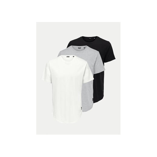 T-shirt męski wielokolorowy Only & Sons 