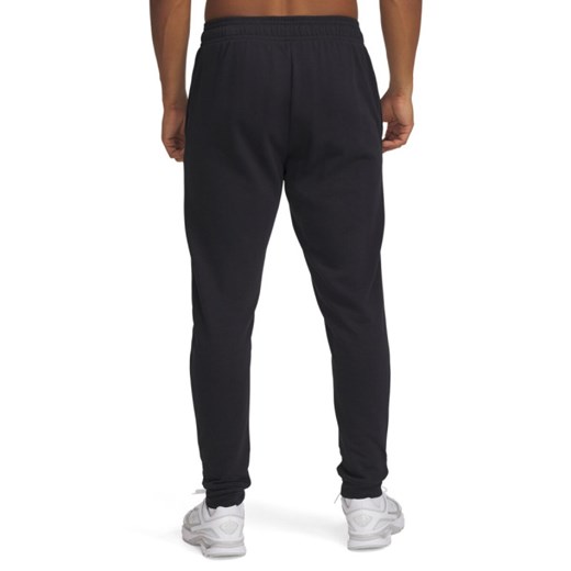 Męskie spodnie dresowe Under Armour UA Rival Terry Logo Jogger - czarne Under Armour XL Sportstylestory.com