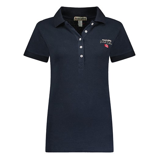 ANAPURNA Koszulka polo &quot;Kelodana&quot; w kolorze granatowym ze sklepu Limango Polska w kategorii Bluzki damskie - zdjęcie 178639305