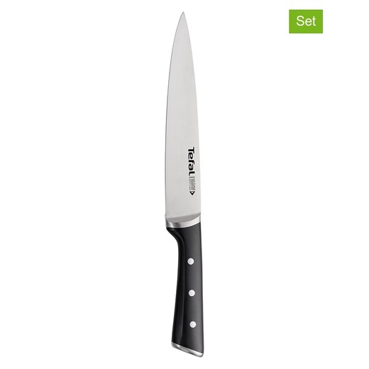 Tefal 3-częściowy zestaw noży &quot;Ingenio Ice Force&quot; w kolorze czarnym ze sklepu Limango Polska w kategorii Noże kuchenne - zdjęcie 178639325