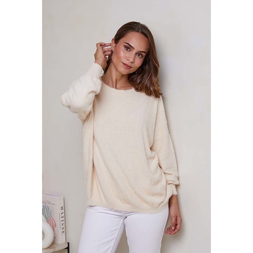 Soft Cashmere Sweter w kolorze beżowym ze sklepu Limango Polska w kategorii Swetry damskie - zdjęcie 178639469