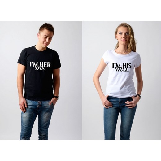 T-SHIRT " I'M HIS MRS." mosquito-pl szary t-shirty