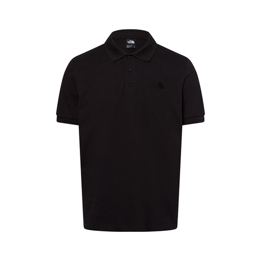 The North Face Męska koszulka polo Mężczyźni Bawełna czarny jednolity ze sklepu vangraaf w kategorii T-shirty męskie - zdjęcie 178641475