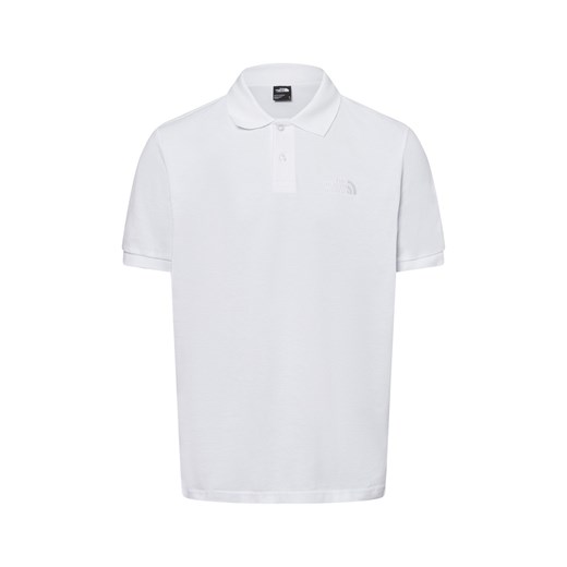 The North Face Męska koszulka polo Mężczyźni Bawełna biały jednolity ze sklepu vangraaf w kategorii T-shirty męskie - zdjęcie 178641476