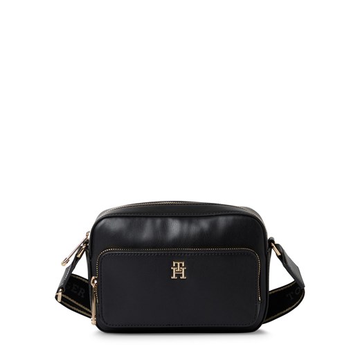 Tommy Hilfiger Damska torba na ramię Kobiety Sztuczna skóra czarny jednolity ze sklepu vangraaf w kategorii Listonoszki - zdjęcie 178641495