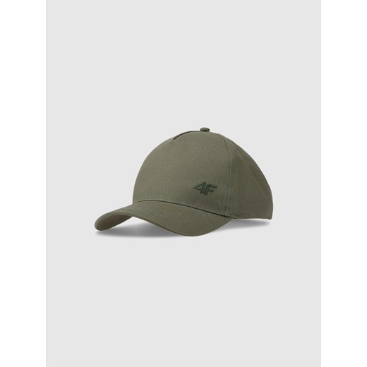 Dziecięca czapka z daszkiem 4F 4FJWSS25ACABU387- khaki ze sklepu Sportstylestory.com w kategorii Czapki dziecięce - zdjęcie 178643158