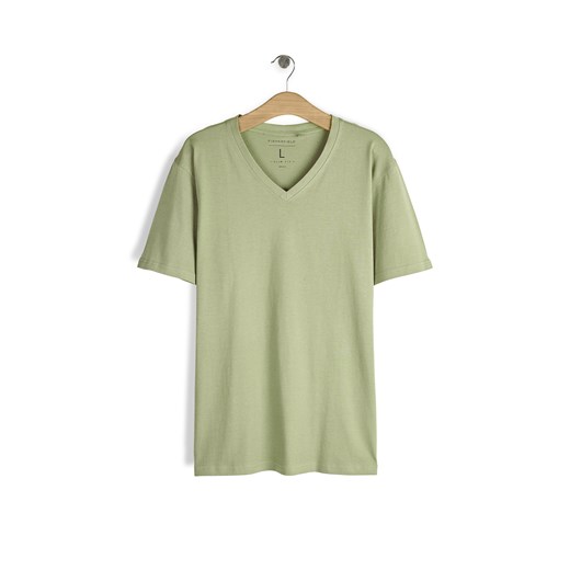 GATE T-shirt basic z bawełny slim fit S ze sklepu gateshop w kategorii T-shirty męskie - zdjęcie 178643999