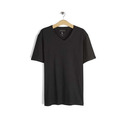 GATE T-shirt basic z bawełny slim fit S ze sklepu gateshop w kategorii T-shirty męskie - zdjęcie 178644007
