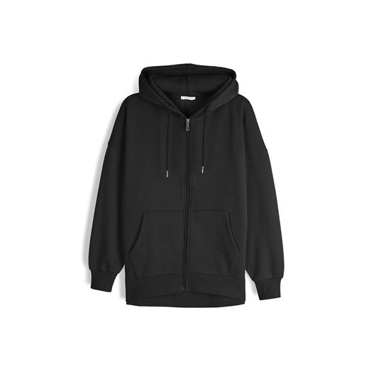 GATE Oversize'owa bluza zapinana na zamek i z kapturem 34 ze sklepu gateshop w kategorii Bluzy damskie - zdjęcie 178644019