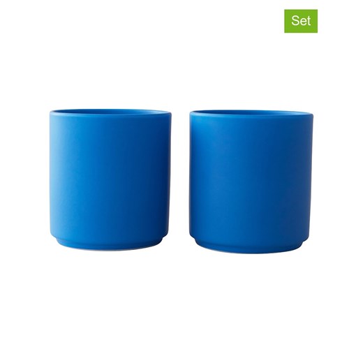 Design Letters Kubki (2 szt.) &quot;The Mute Collection&quot; w kolorze niebieskim - 250 ml ze sklepu Limango Polska w kategorii Dzbanki i zaparzacze - zdjęcie 178644346