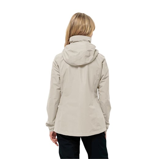Jack Wolfskin Kurtka przeciwdeszczowa &quot;Stormy Point&quot; w kolorze beżowym Jack Wolfskin M promocja Limango Polska