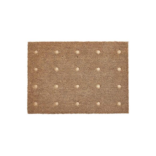 OYOY living design Wycieraczka &quot;Dot&quot; w kolorze jasnobrązowym - 70 x 50 cm ze sklepu Limango Polska w kategorii Dom - zdjęcie 178644788