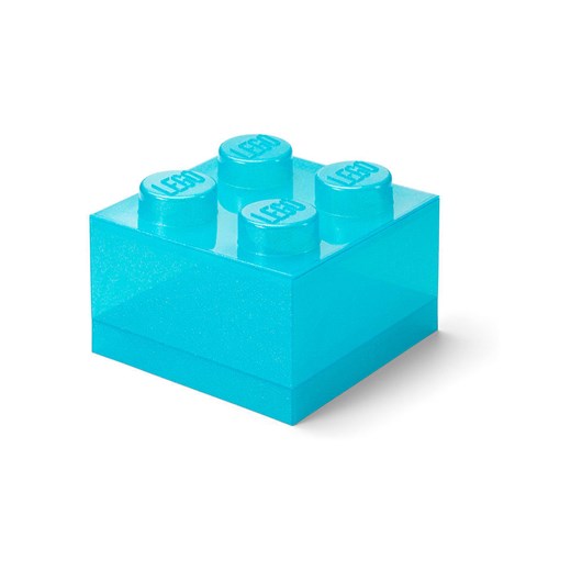 LEGO Pojemnik "Brick 4" w kolorze błękitnym - 25 x 18 x 25 cm Lego onesize okazyjna cena Limango Polska