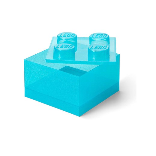 LEGO Pojemnik "Brick 4" w kolorze błękitnym - 25 x 18 x 25 cm Lego onesize okazyjna cena Limango Polska