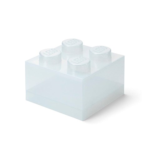 LEGO Pojemnik &quot;Brick 4&quot; w kolorze białym - 25 x 18 x 25 cm Lego onesize okazja Limango Polska