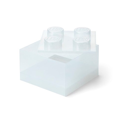 LEGO Pojemnik &quot;Brick 4&quot; w kolorze białym - 25 x 18 x 25 cm Lego onesize okazja Limango Polska