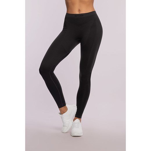 Spaio Legginsy termiczne &quot;Play&quot; w kolorze czarnym ze sklepu Limango Polska w kategorii Spodnie damskie - zdjęcie 178645775
