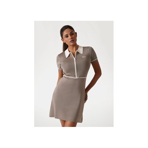 Guess Sukienka 172691 Brązowy Classic Fit Guess XXS MODIVO