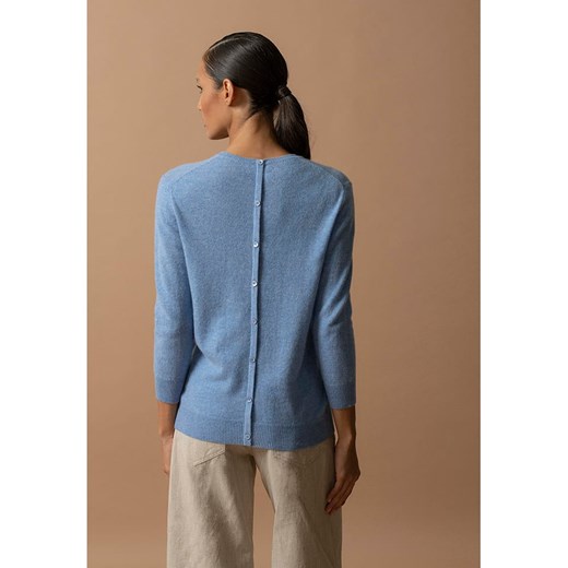 Perfect Cashmere Kaszmirowy sweter &quot;Vanessa&quot; w kolorze błękitnym Perfect Cashmere M wyprzedaż Limango Polska