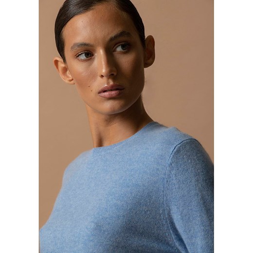 Perfect Cashmere Kaszmirowy sweter &quot;Vanessa&quot; w kolorze błękitnym Perfect Cashmere S okazyjna cena Limango Polska