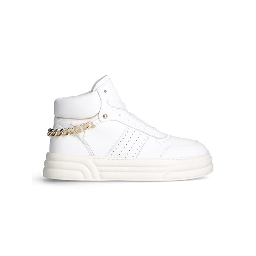 Liu Jo Skórzane sneakersy w kolorze białym ze sklepu Limango Polska w kategorii Trampki damskie - zdjęcie 178649365