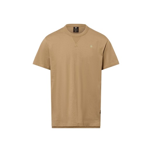 G-Star RAW Koszulka męska Mężczyźni Bawełna trzcinowy jednolity ze sklepu vangraaf w kategorii T-shirty męskie - zdjęcie 178651387